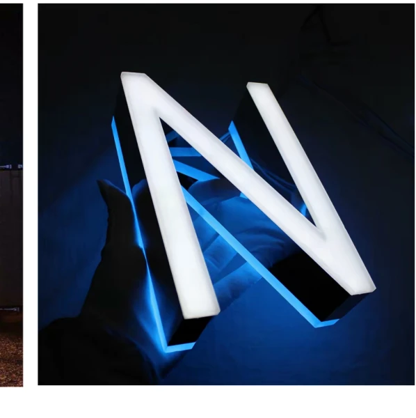 Double-sided letters